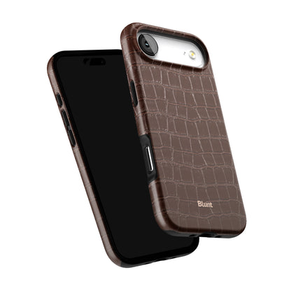 Chestnut Croc iPhone Case gallery - Iphone_17_Air_6