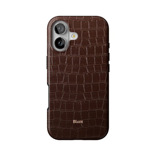 Chestnut Croc iPhone Case gallery - Iphone_17_Iphone_1