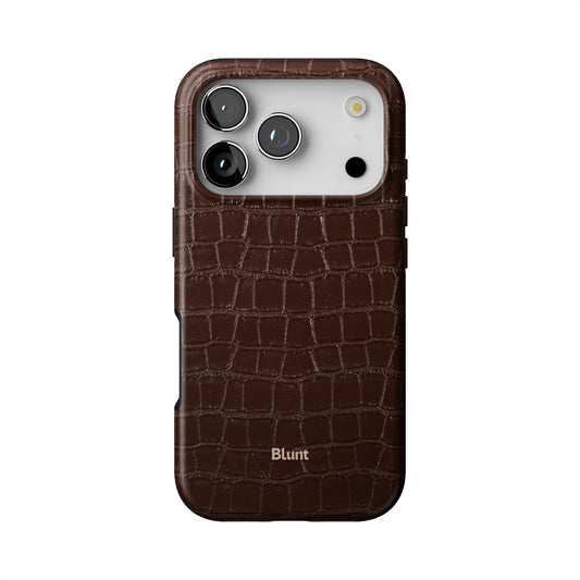 Chestnut Croc iPhone Case gallery - Iphone_17_Pro_1
