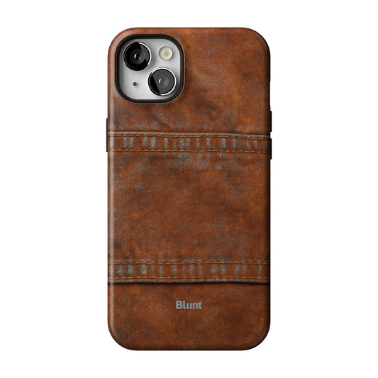 Chocolate Denim iPhone Case gallery - Iphone_14_Mini_Air_Plus_1