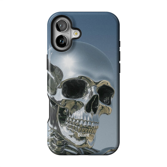 Chrome Skull iPhone Case gallery - Iphone_16_Mini_Air_Plus_1