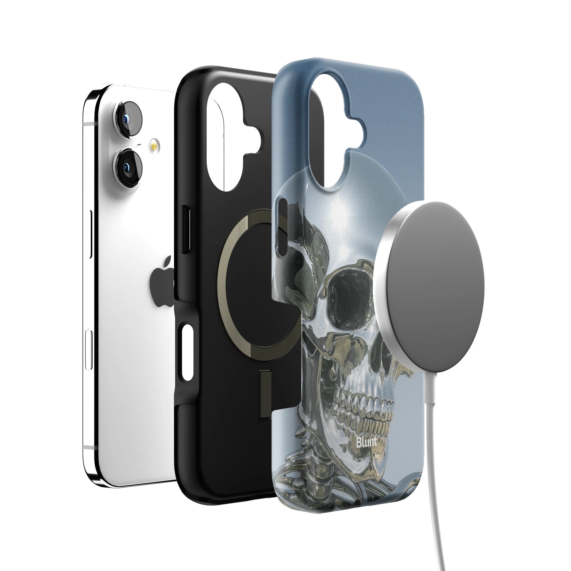 Chrome Skull iPhone Case gallery - Iphone_17_Iphone_4