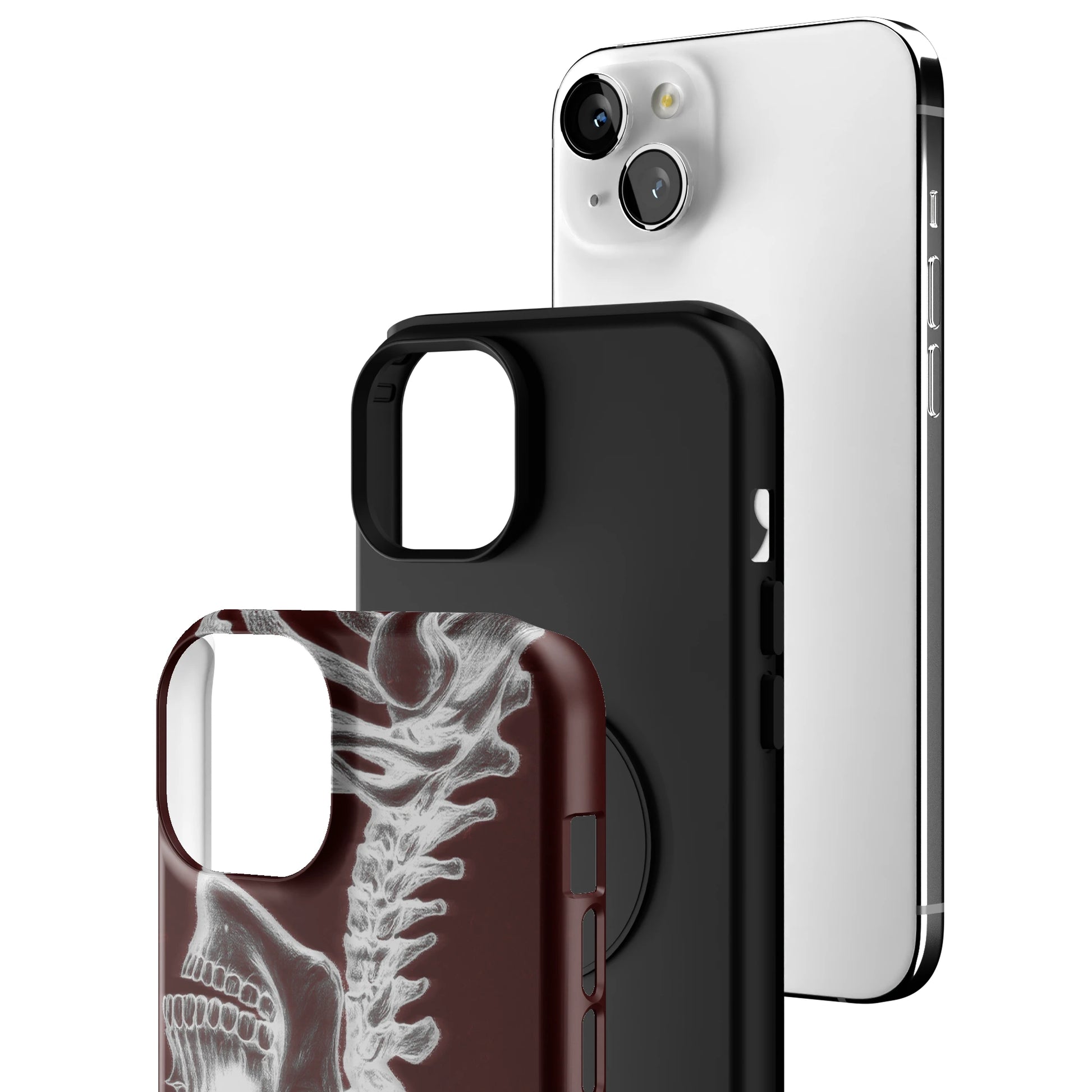 Crimson Cranium iPhone Case gallery - Iphone_15_Mini_Air_Plus_3