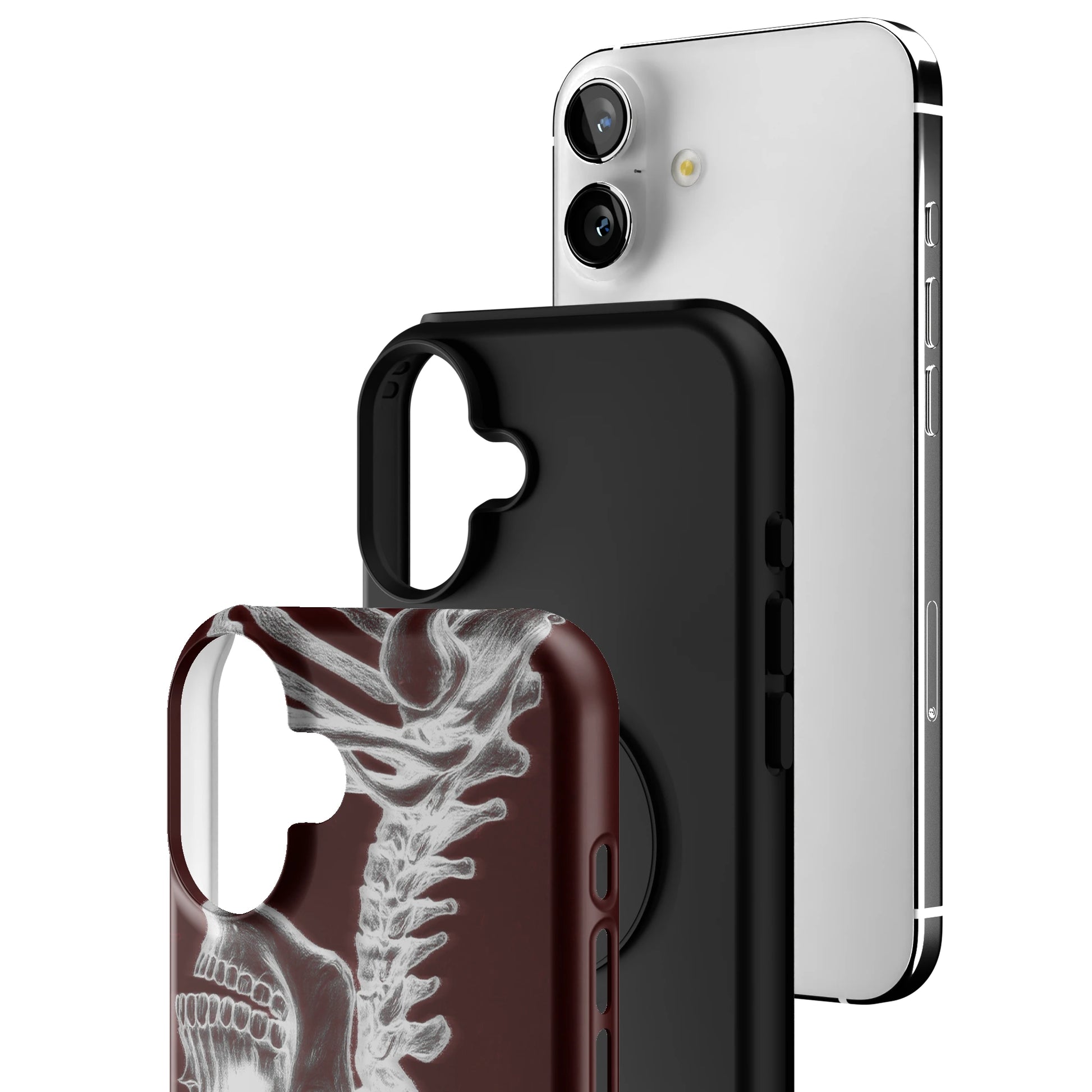 Crimson Cranium iPhone Case gallery - Iphone_16_Mini_Air_Plus_3