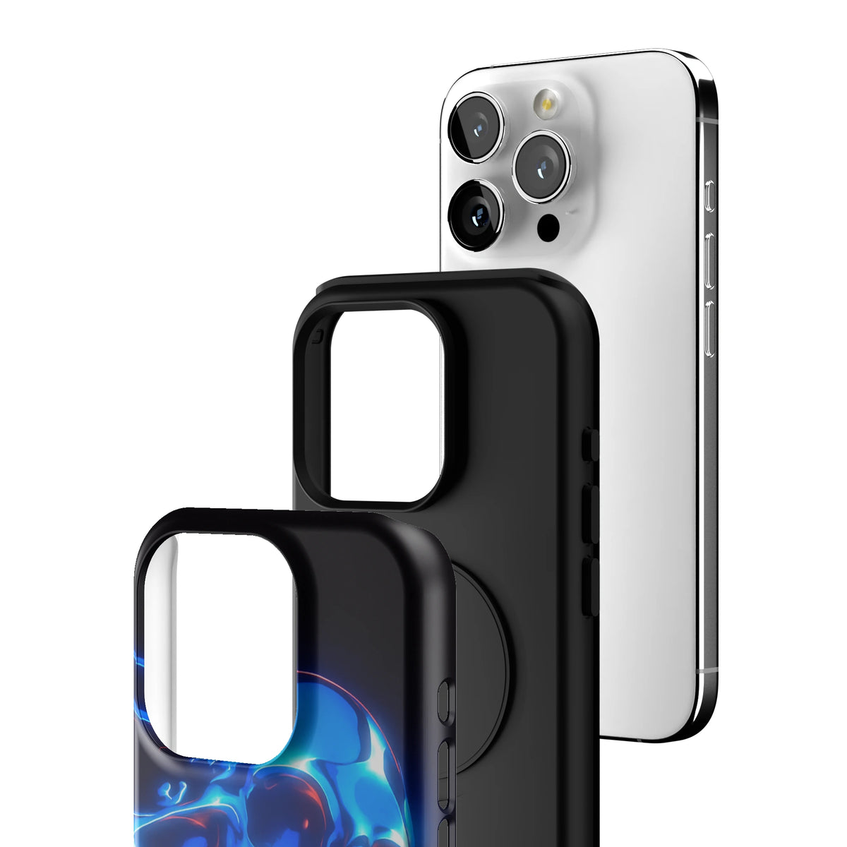 Electric Death iPhone Case gallery - Iphone_15_Pro_3