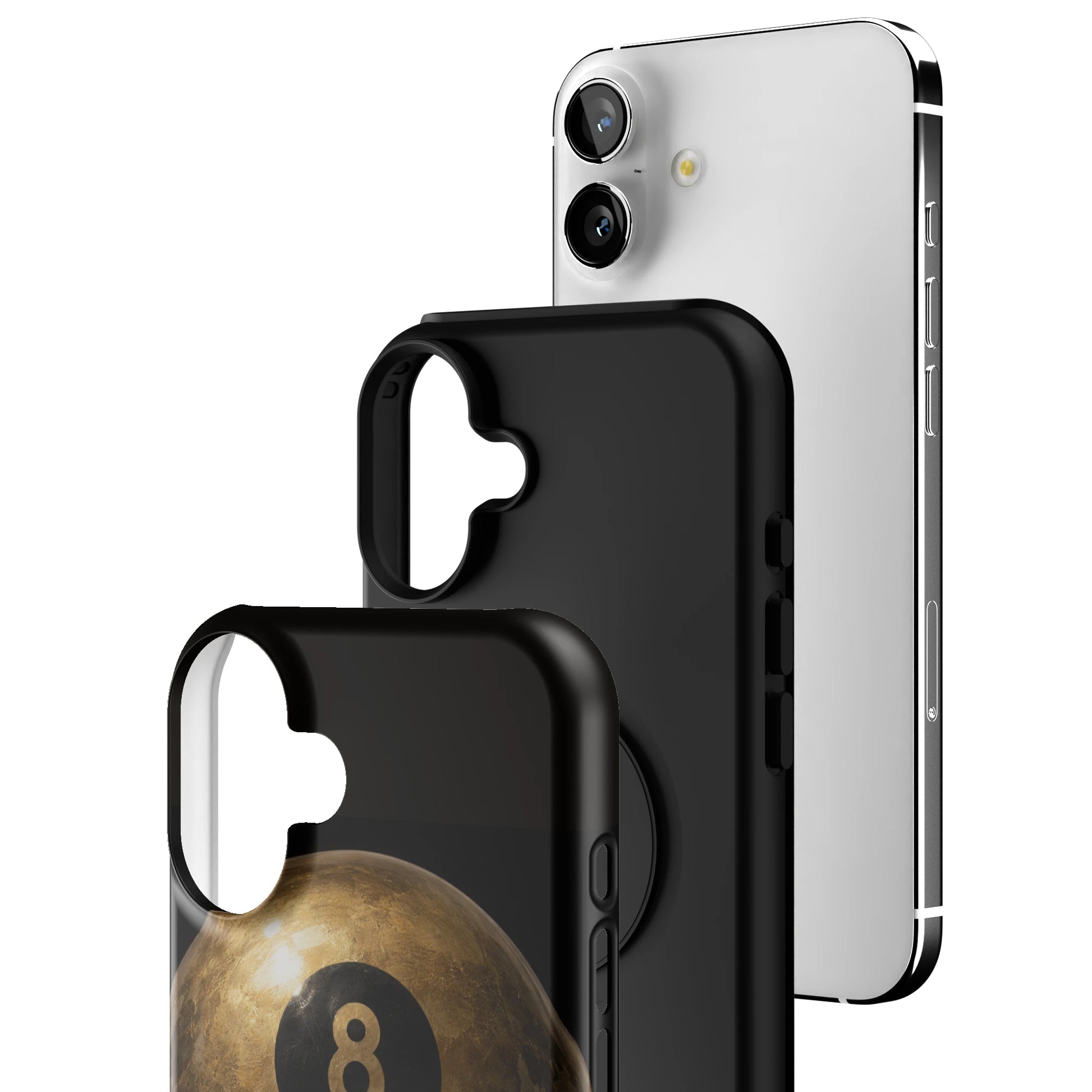 Gold Eights iPhone Case gallery - Iphone_16_Mini_Air_Plus_3