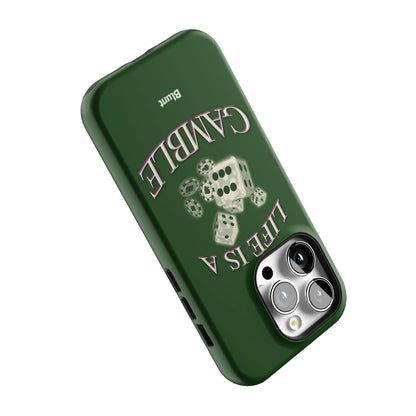 Green Gamble iPhone Case gallery - Iphone_14_Pro_5