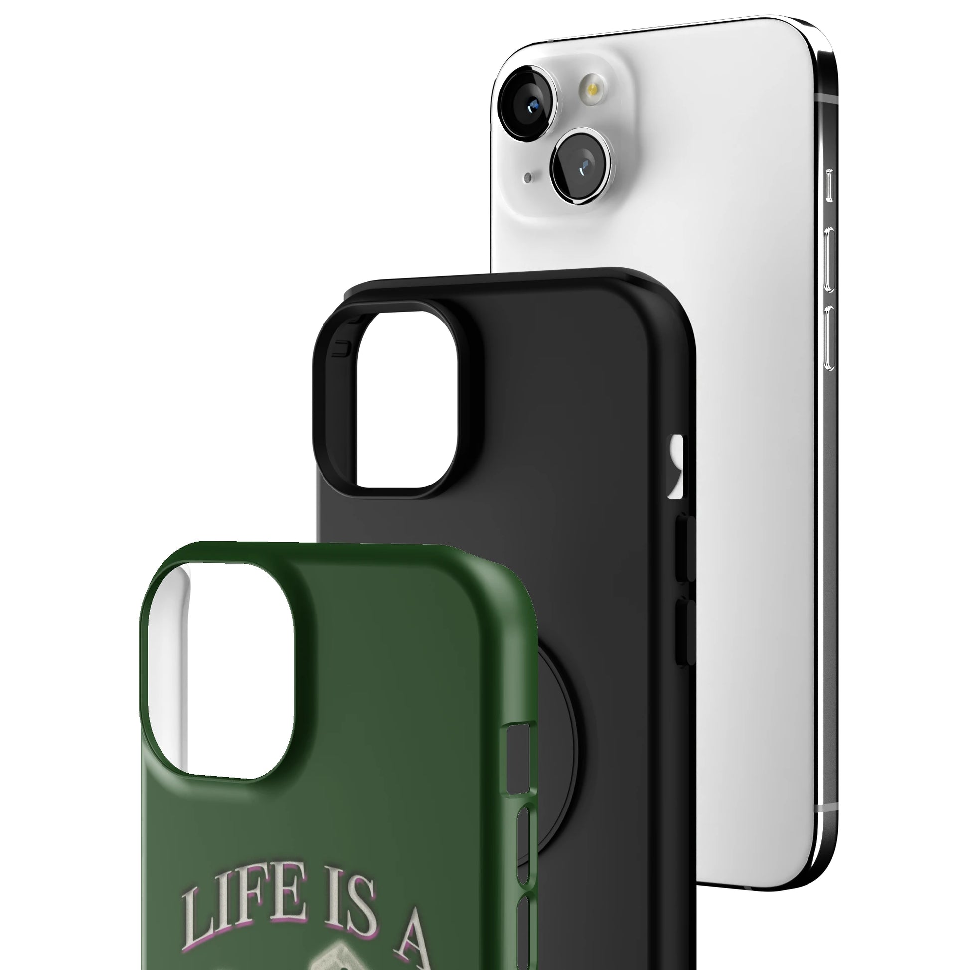 Green Gamble iPhone Case gallery - Iphone_15_Mini_Air_Plus_3