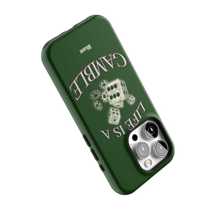 Green Gamble iPhone Case gallery - Iphone_15_Pro_5