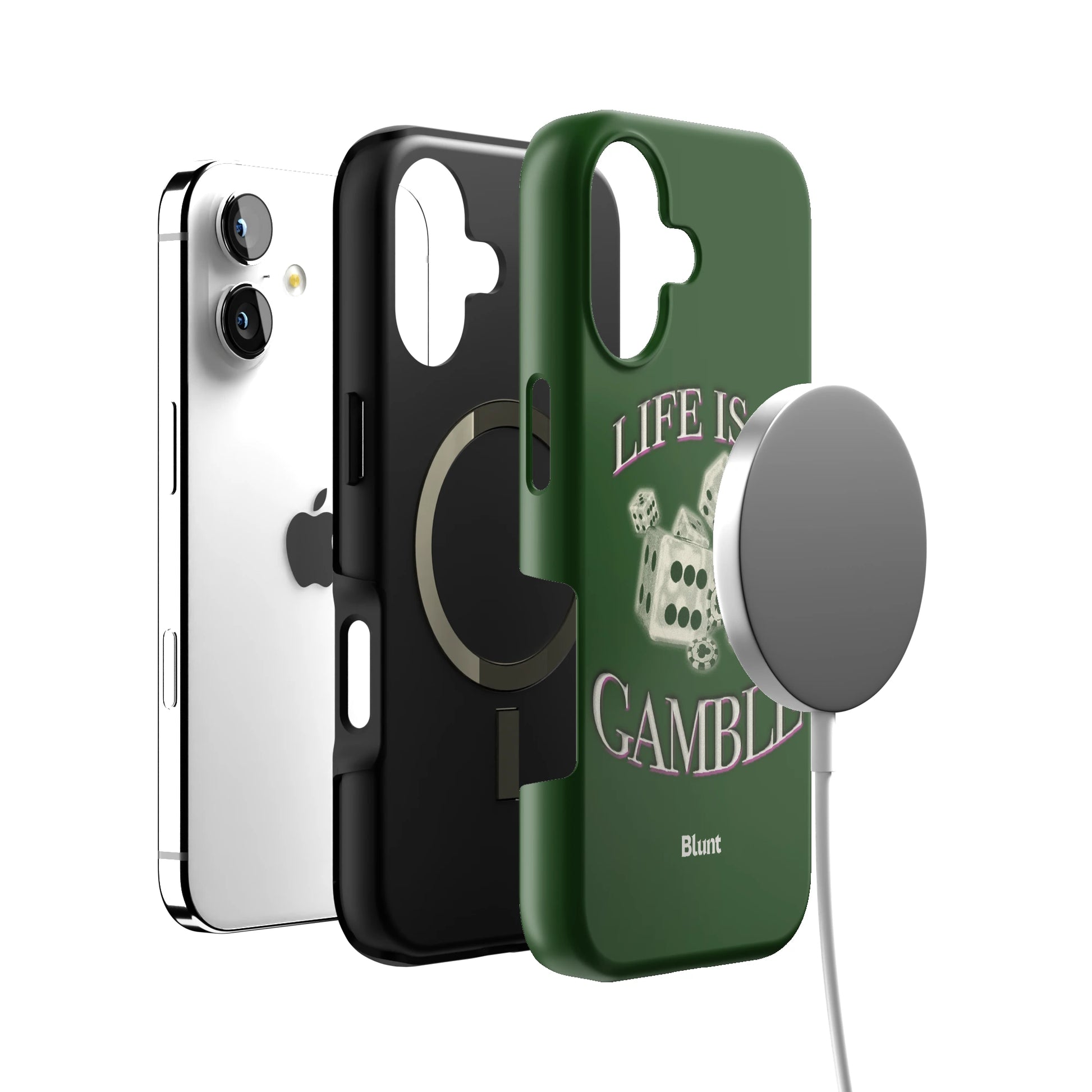 Green Gamble iPhone Case gallery - Iphone_17_Iphone_4