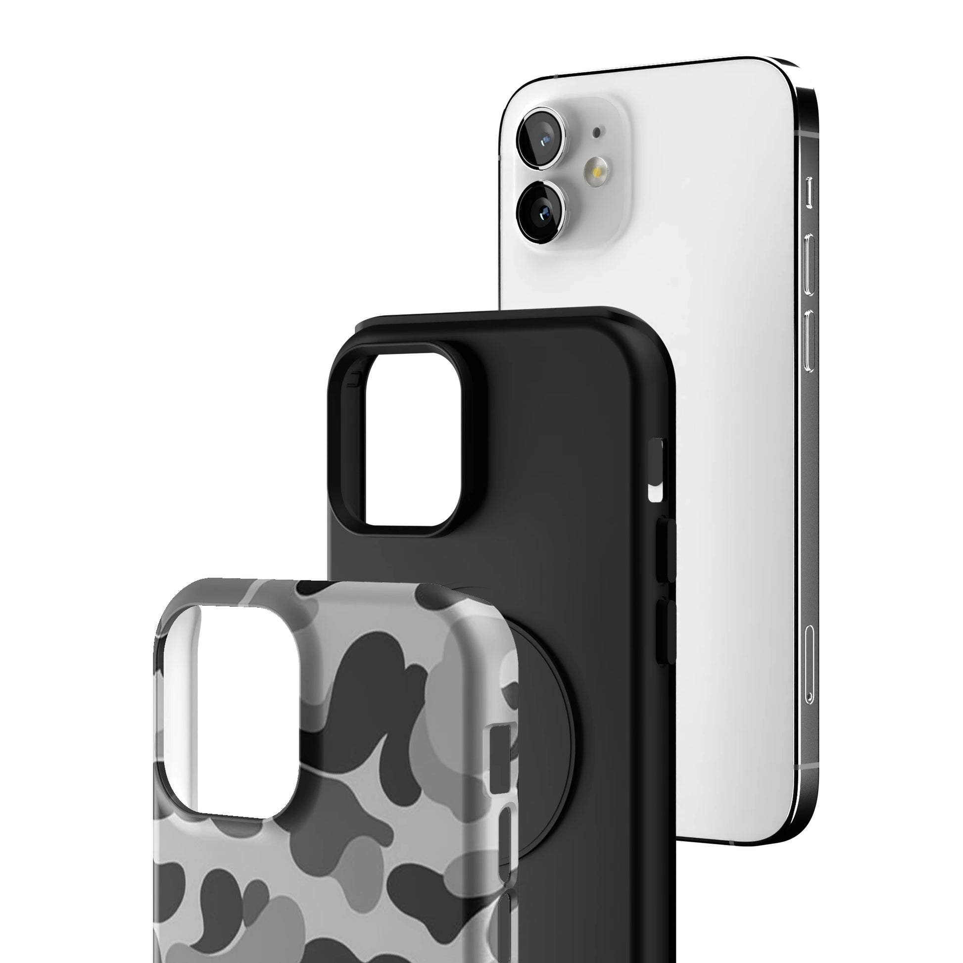 Grey Camo iPhone Case gallery - Iphone_12_Iphone_3