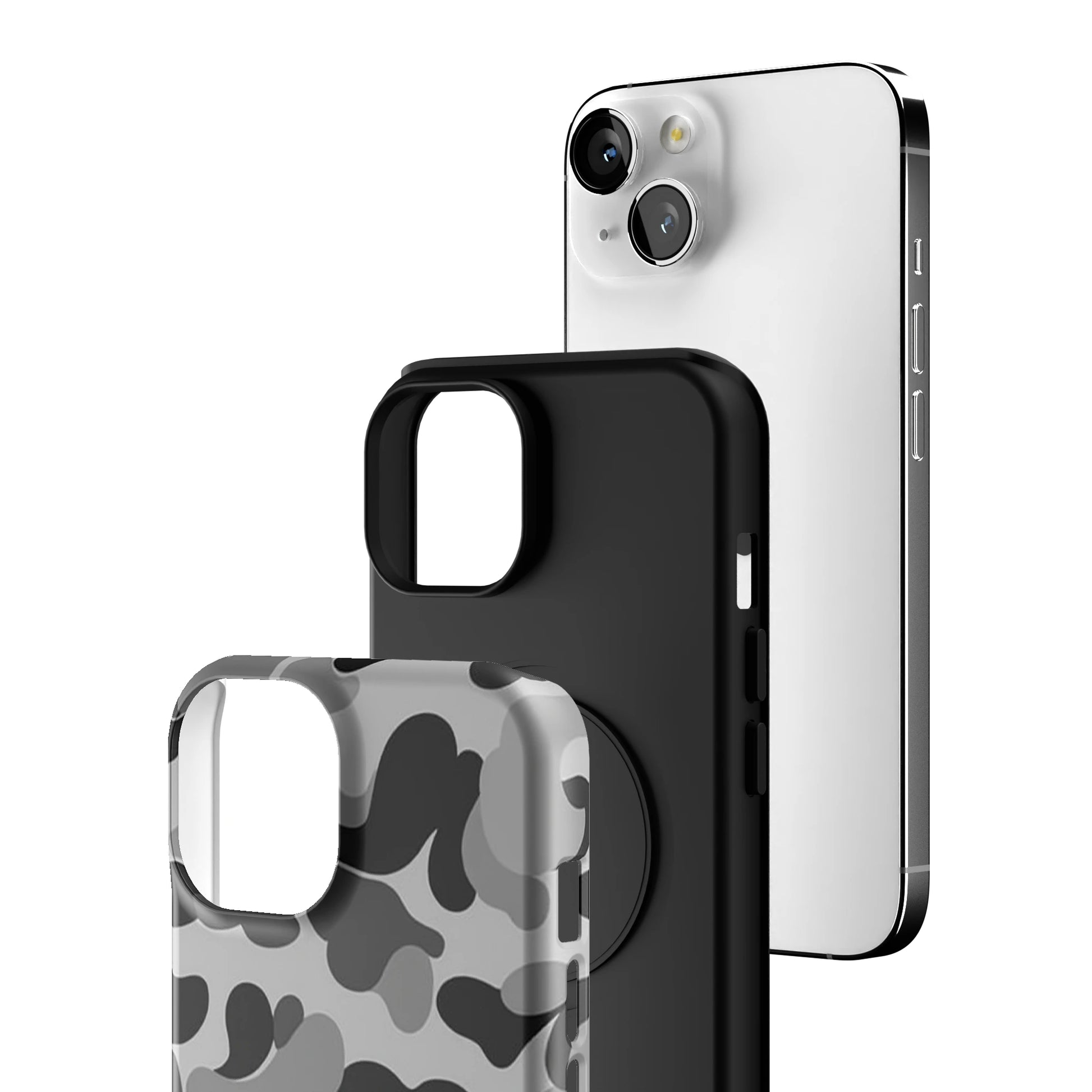 Grey Camo iPhone Case gallery - Iphone_14_Iphone_3