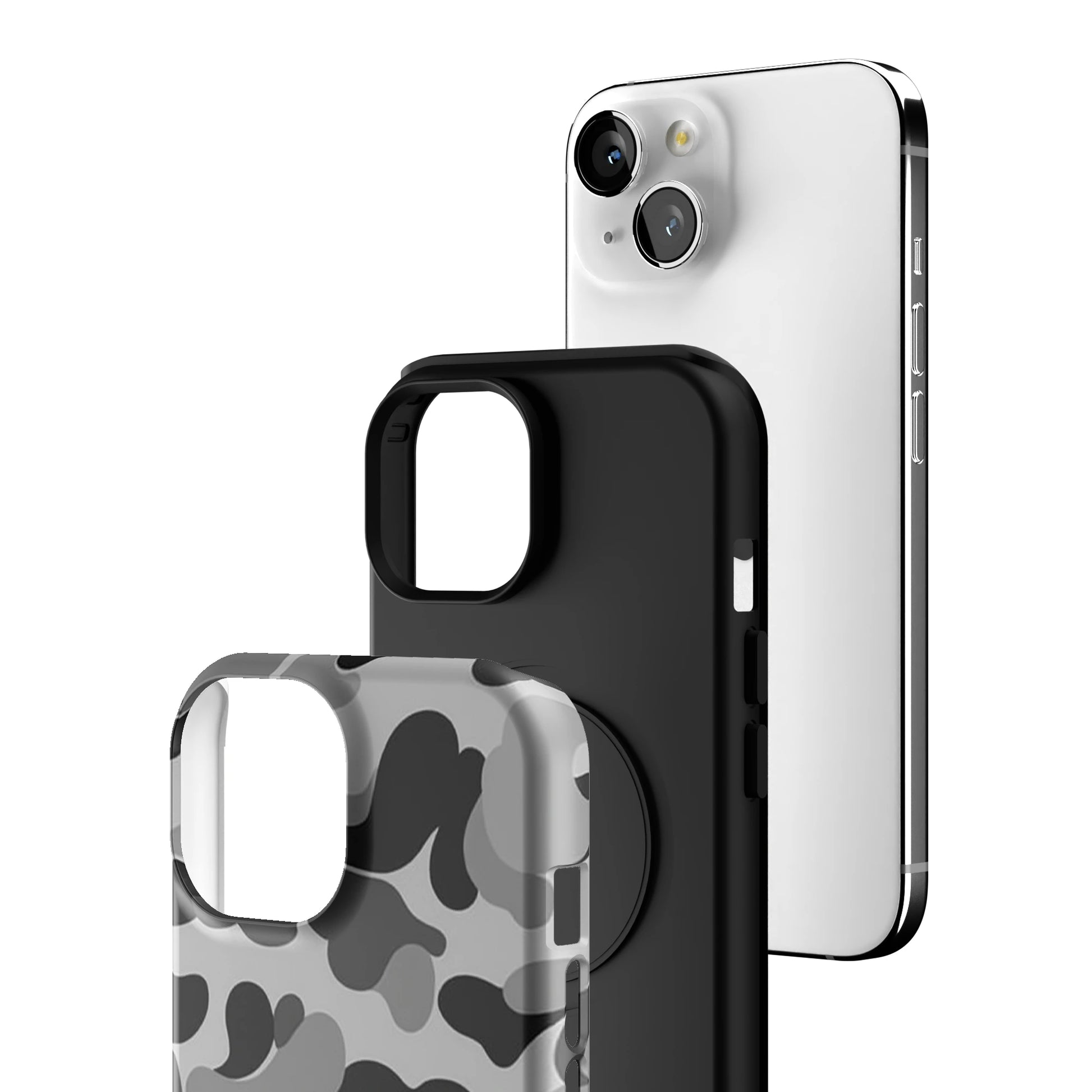 Grey Camo iPhone Case gallery - Iphone_15_Iphone_3