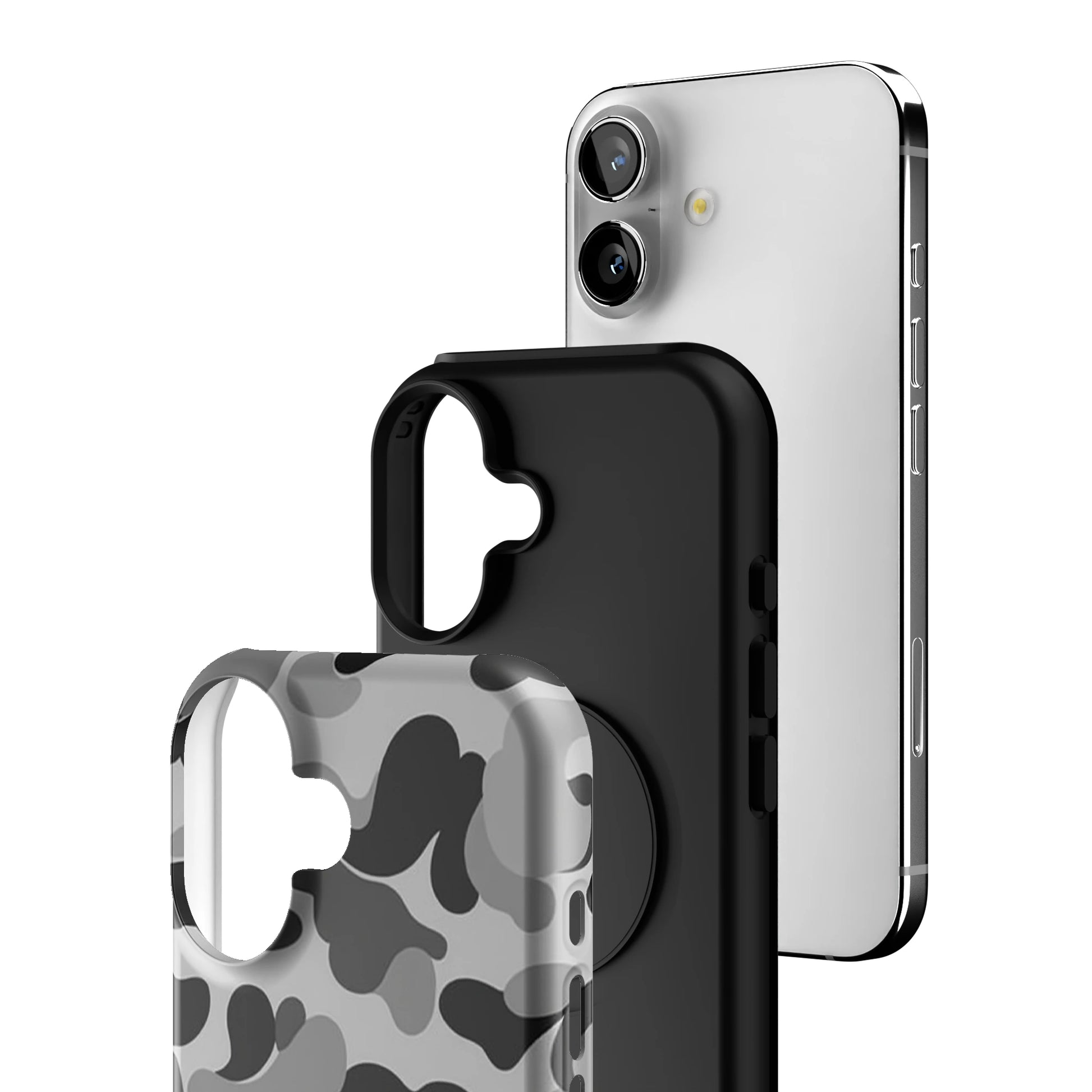 Grey Camo iPhone Case gallery - Iphone_16_Iphone_3