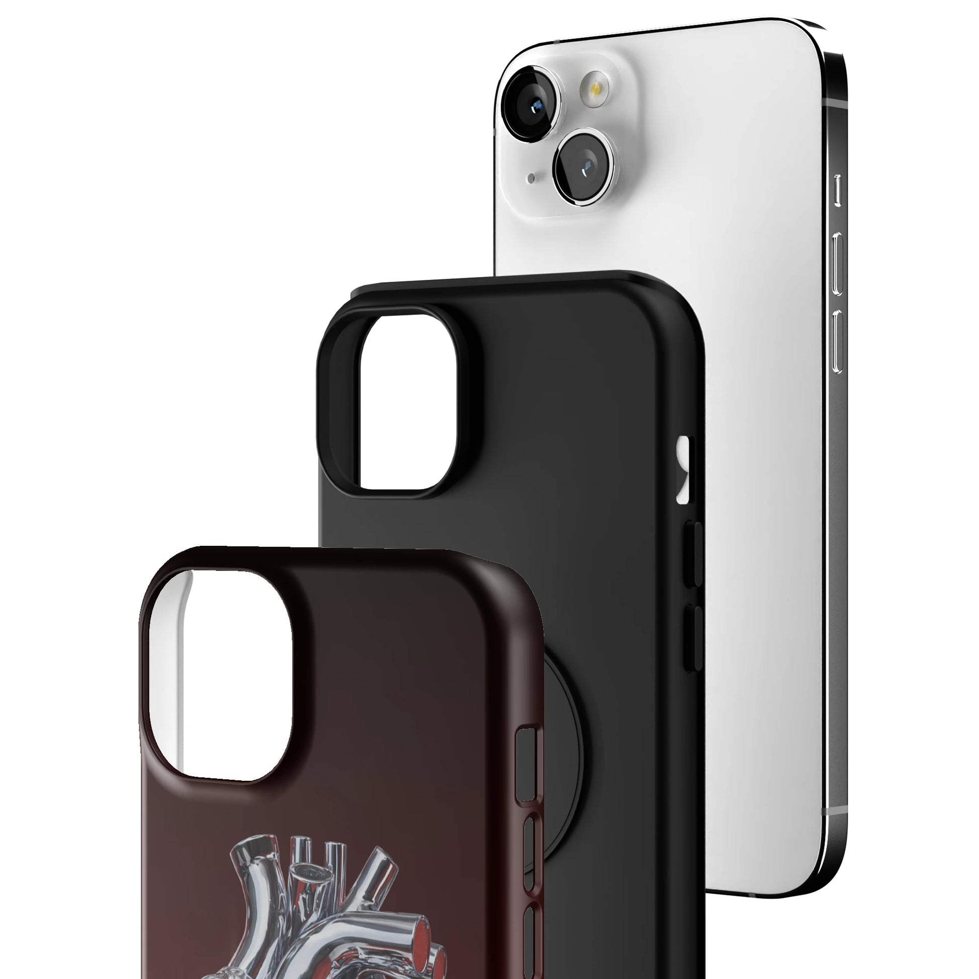 Iron Heart iPhone Case gallery - Iphone_14_Mini_Air_Plus_3