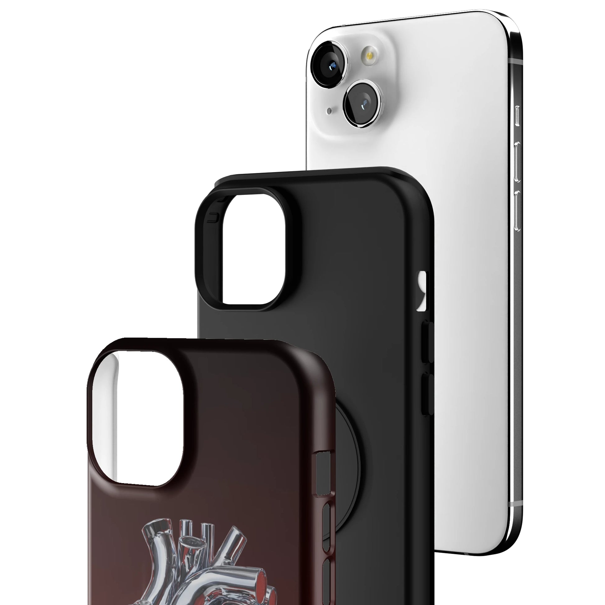 Iron Heart iPhone Case gallery - Iphone_15_Mini_Air_Plus_3