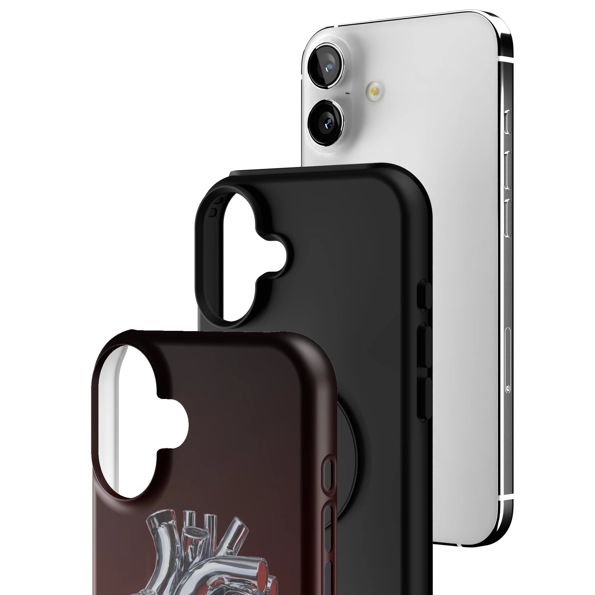 Iron Heart iPhone Case gallery - Iphone_16_Mini_Air_Plus_3