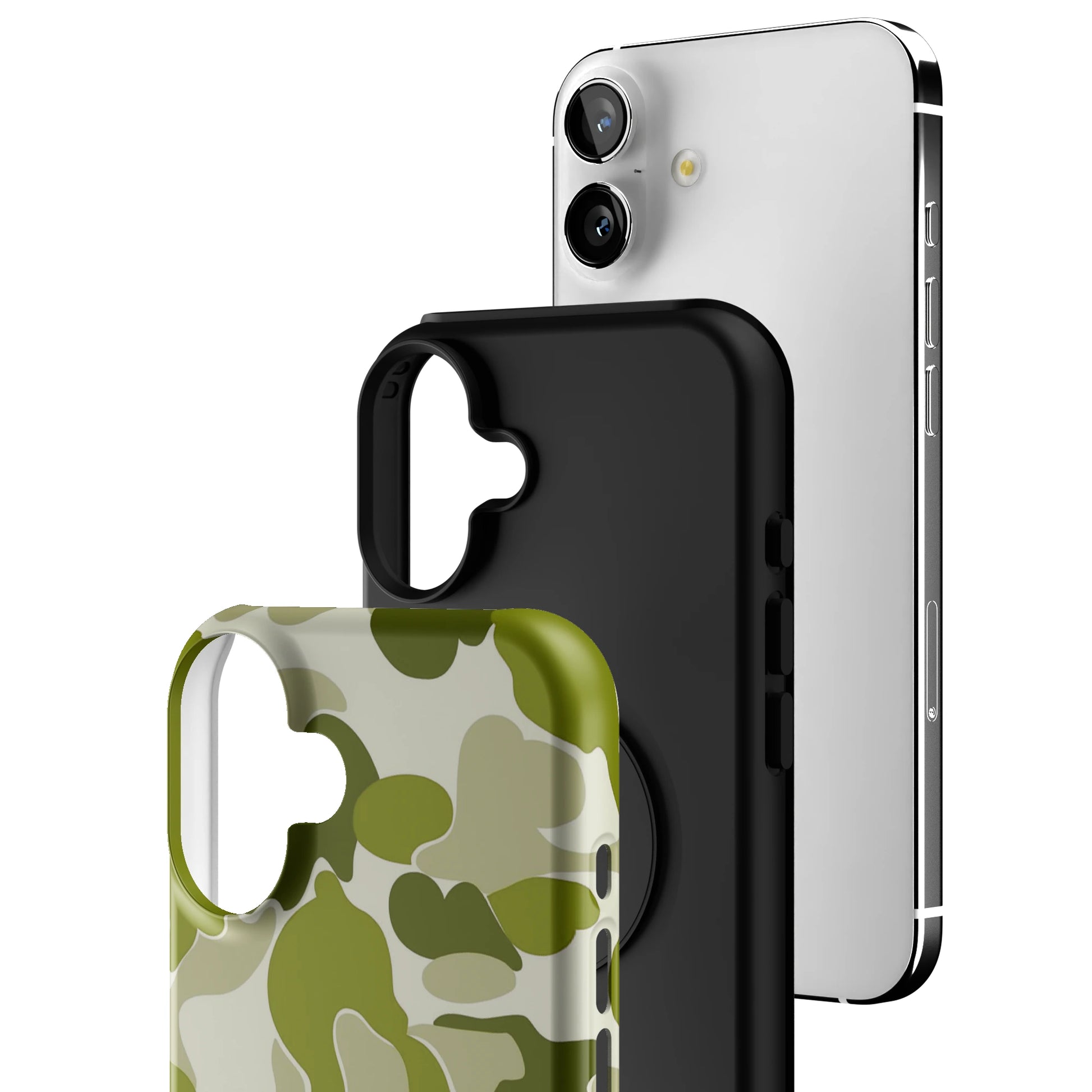 Lime Camo iPhone Case gallery - Iphone_16_Mini_Air_Plus_3