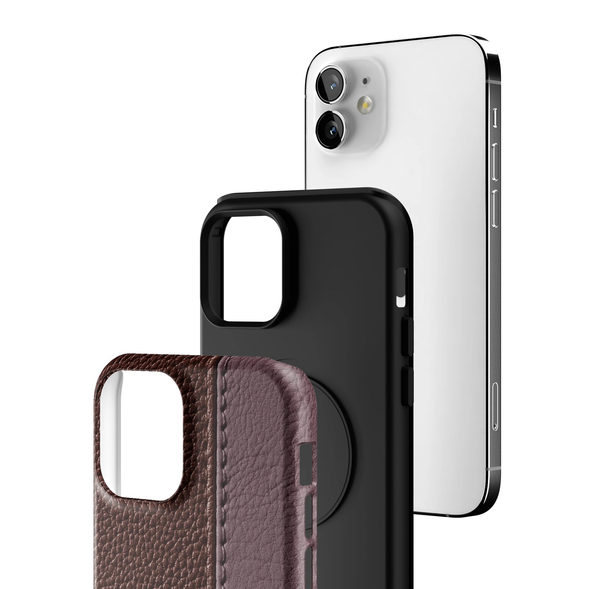 Maroon Grain iPhone Case gallery - Iphone_12_Iphone_3
