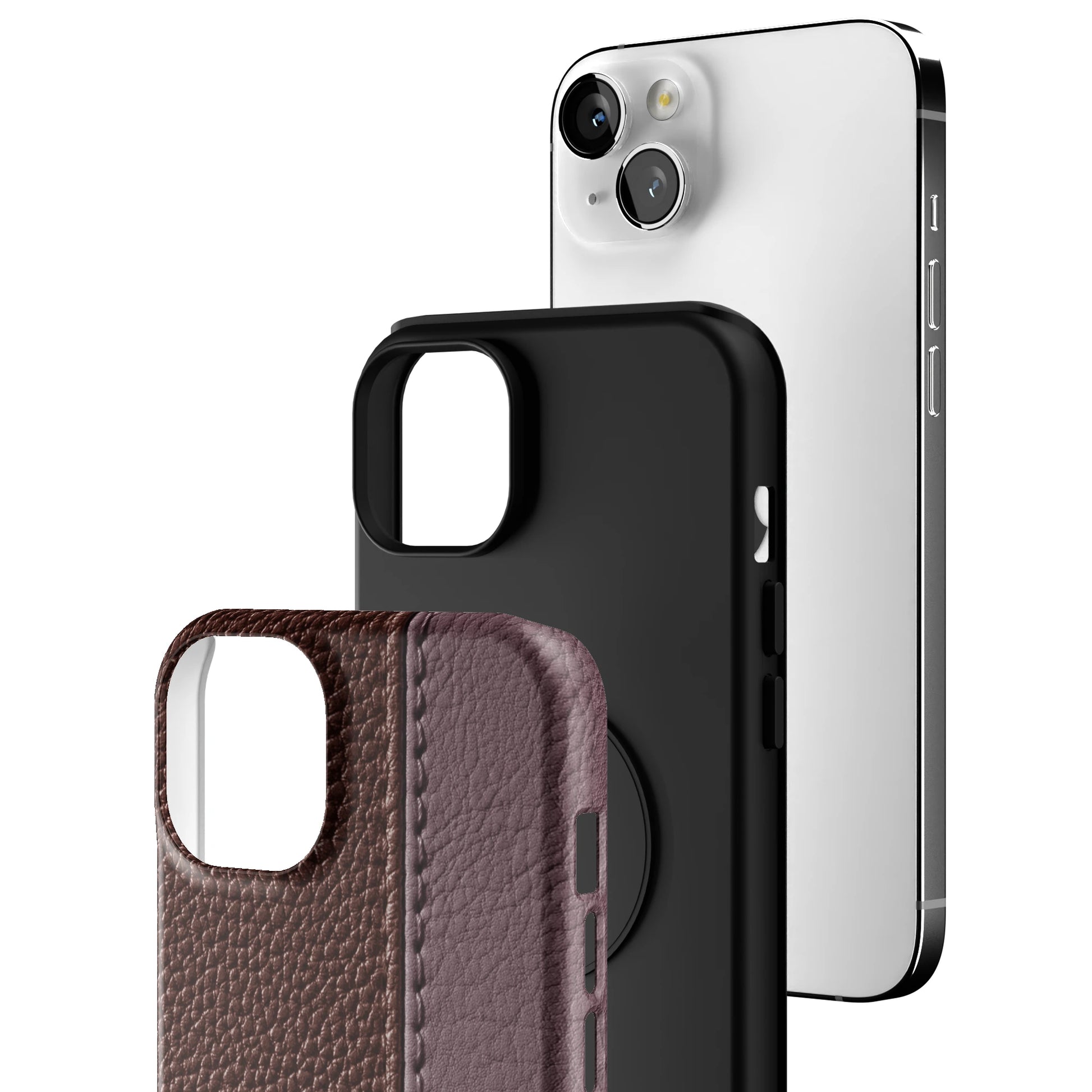 Maroon Grain iPhone Case gallery - Iphone_14_Mini_Air_Plus_3