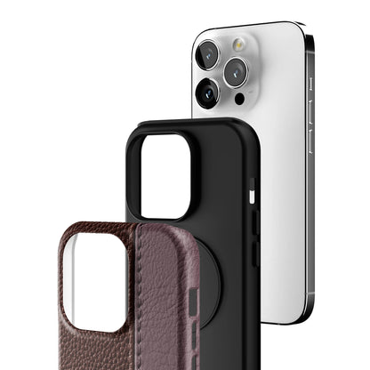 Maroon Grain iPhone Case gallery - Iphone_14_Pro_3