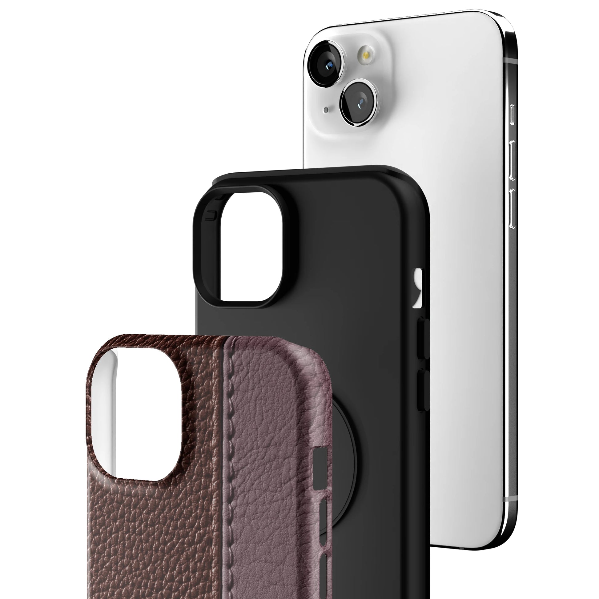 Maroon Grain iPhone Case gallery - Iphone_15_Mini_Air_Plus_3