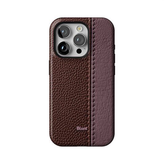 Maroon Grain iPhone Case gallery - Iphone_15_Pro_1