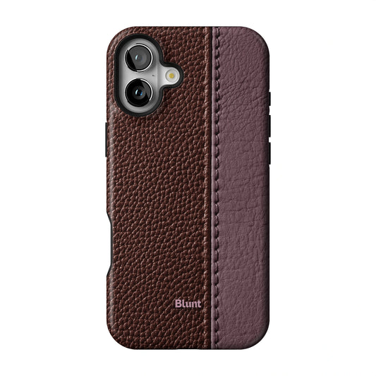 Maroon Grain iPhone Case gallery - Iphone_16_Mini_Air_Plus_1