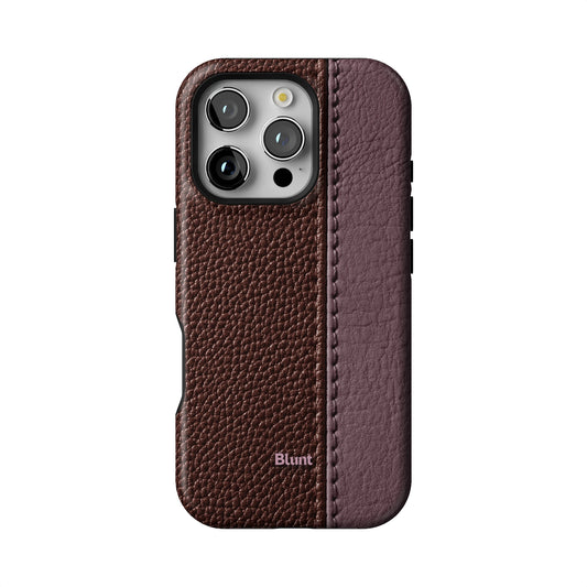 Maroon Grain iPhone Case gallery - Iphone_16_Pro_1