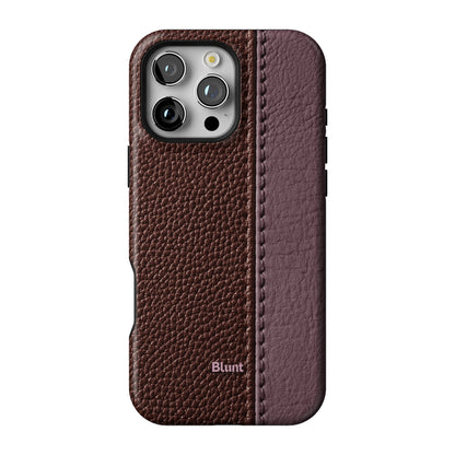 Maroon Grain iPhone Case gallery - Iphone_16_Pro_Max_1