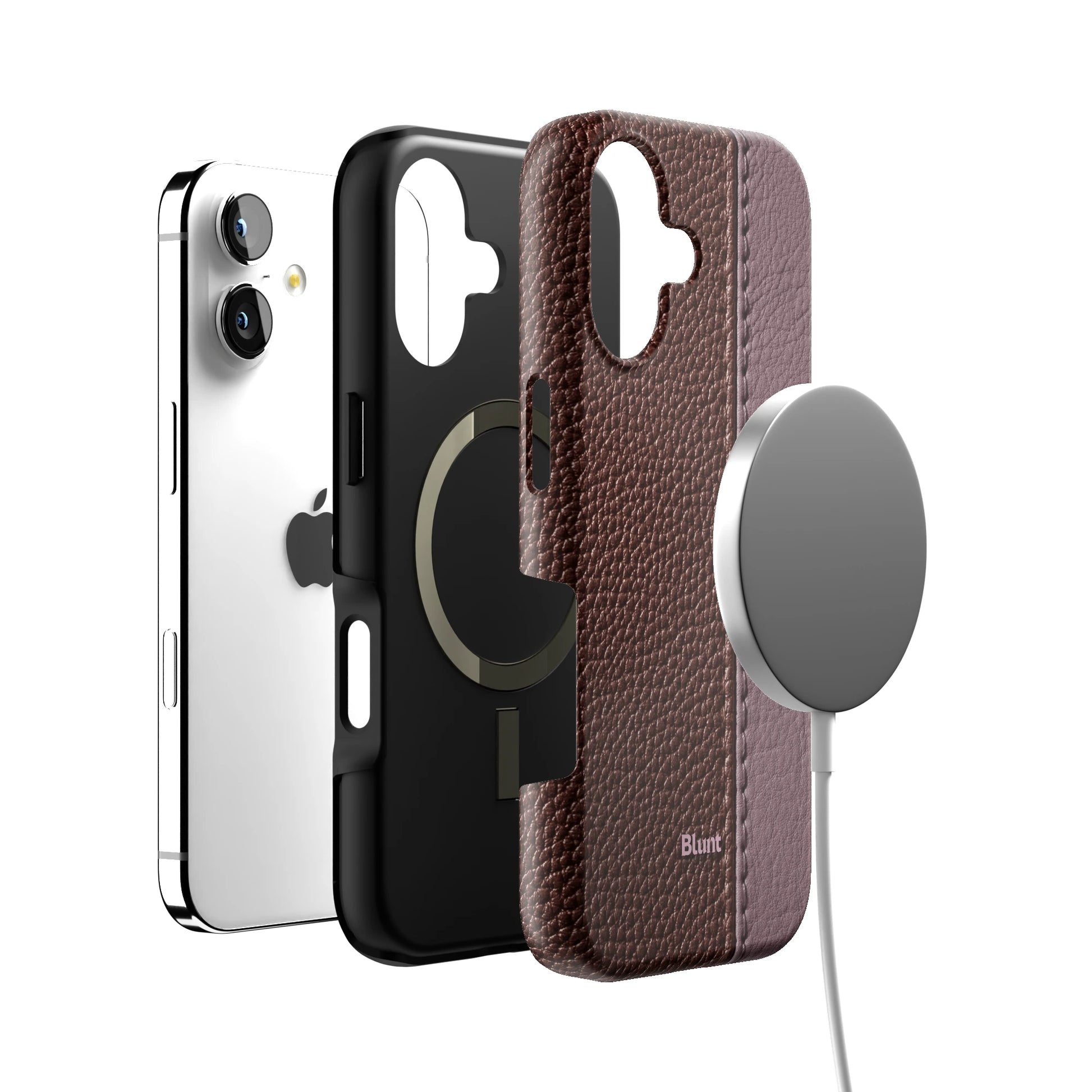 Maroon Grain iPhone Case gallery - Iphone_17_Iphone_4