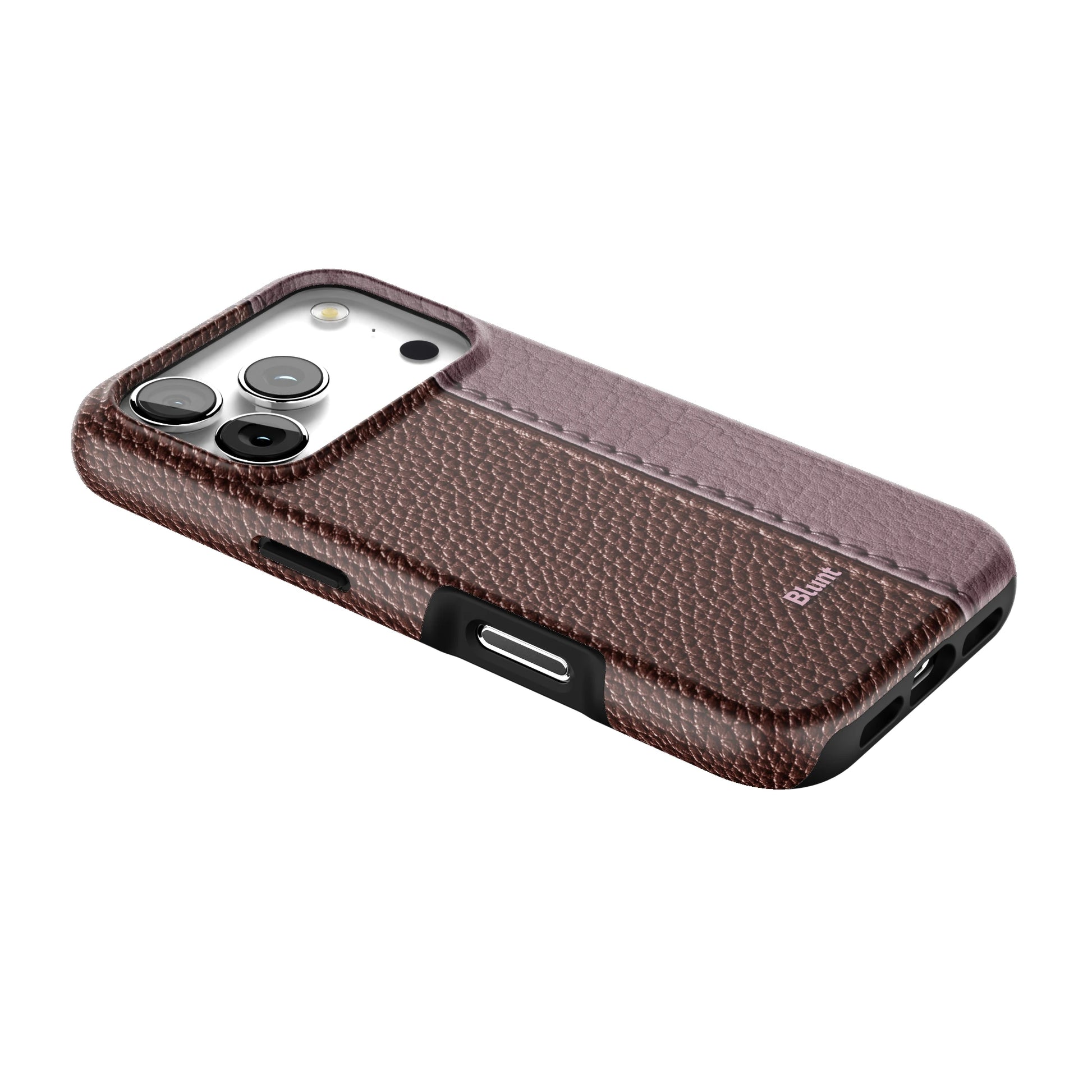 Maroon Grain iPhone Case gallery - Iphone_17_Pro_2