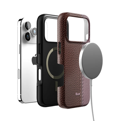 Maroon Grain iPhone Case gallery - Iphone_17_Pro_4