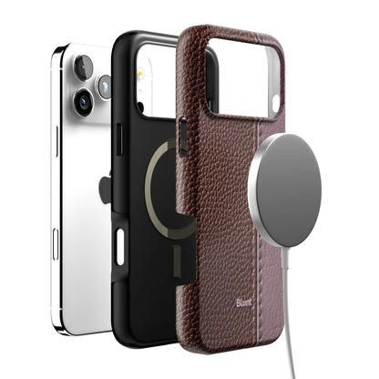 Maroon Grain iPhone Case gallery - Iphone_17_Pro_Max_4