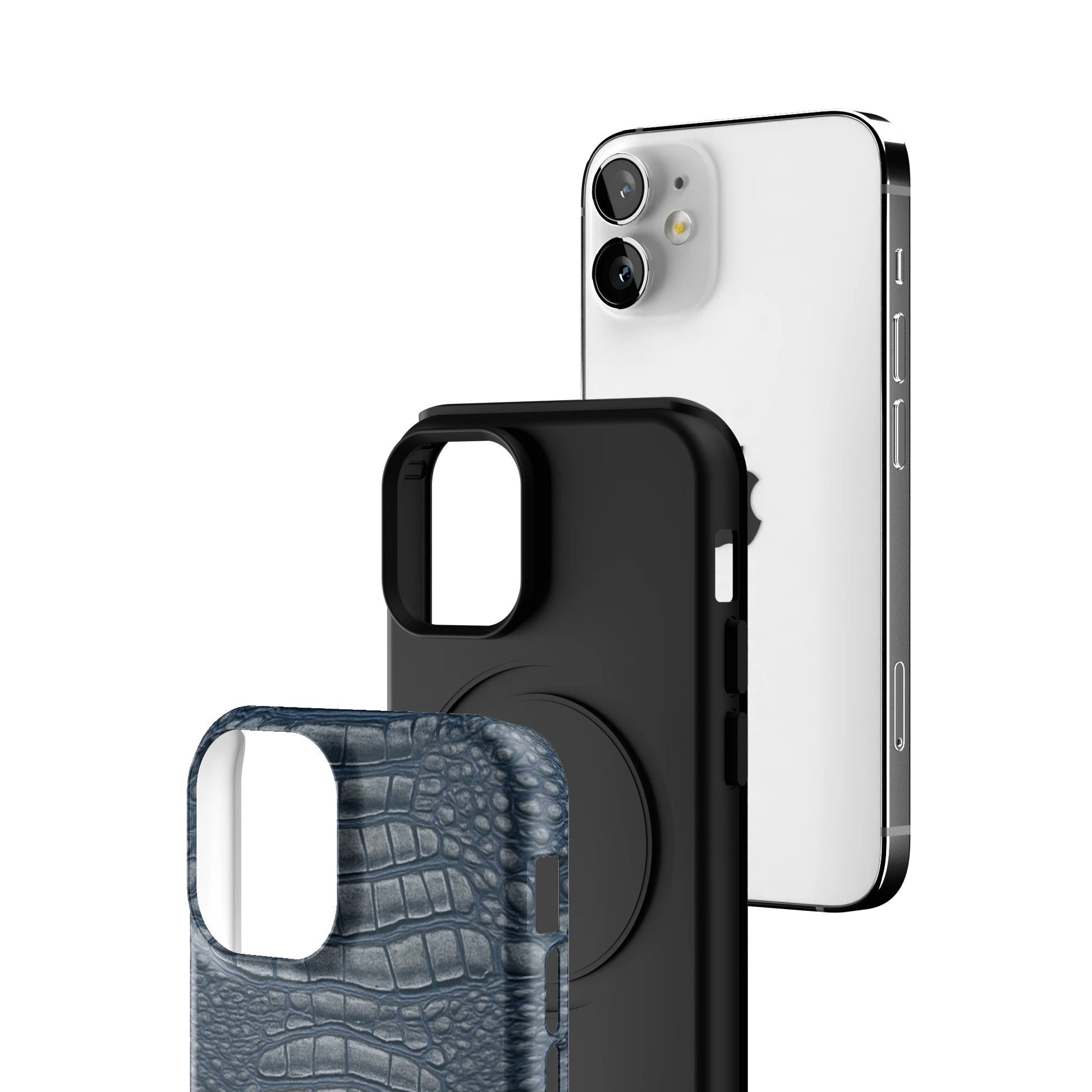Navy Croc iPhone Case gallery - Iphone_12_Mini_Air_Plus_3