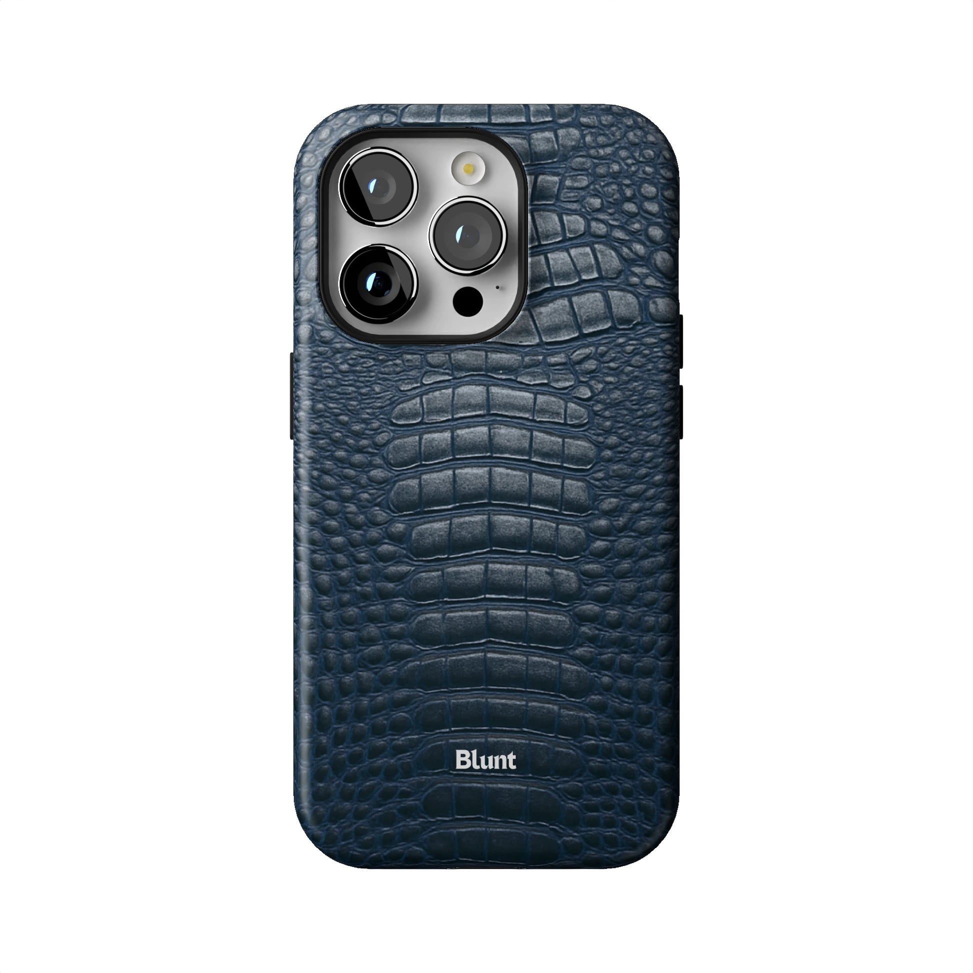 Navy Croc iPhone Case gallery - Iphone_14_Pro_1