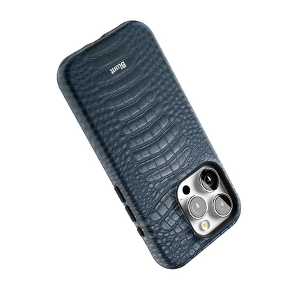 Navy Croc iPhone Case gallery - Iphone_15_Pro_5