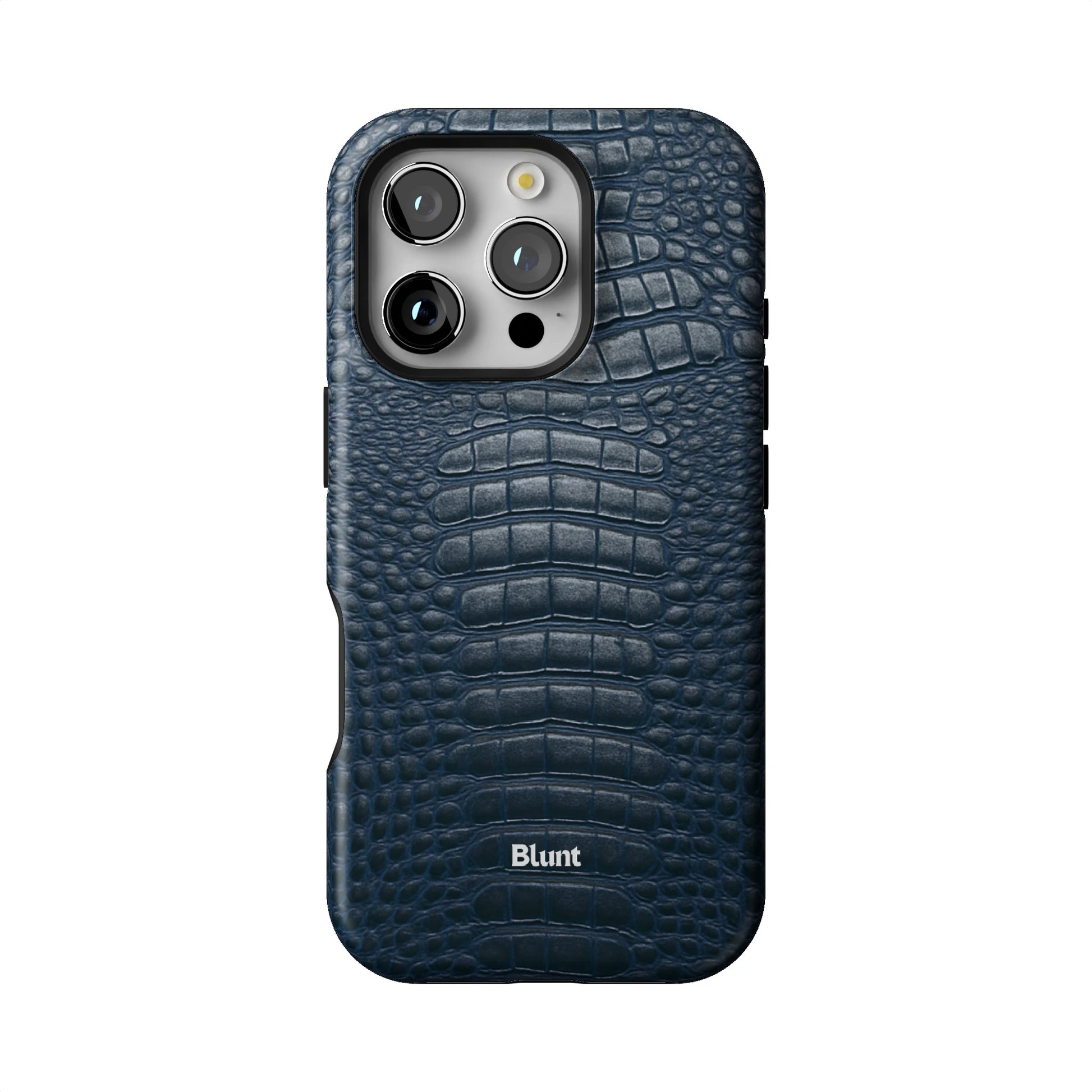 Navy Croc iPhone Case gallery - Iphone_16_Pro_1