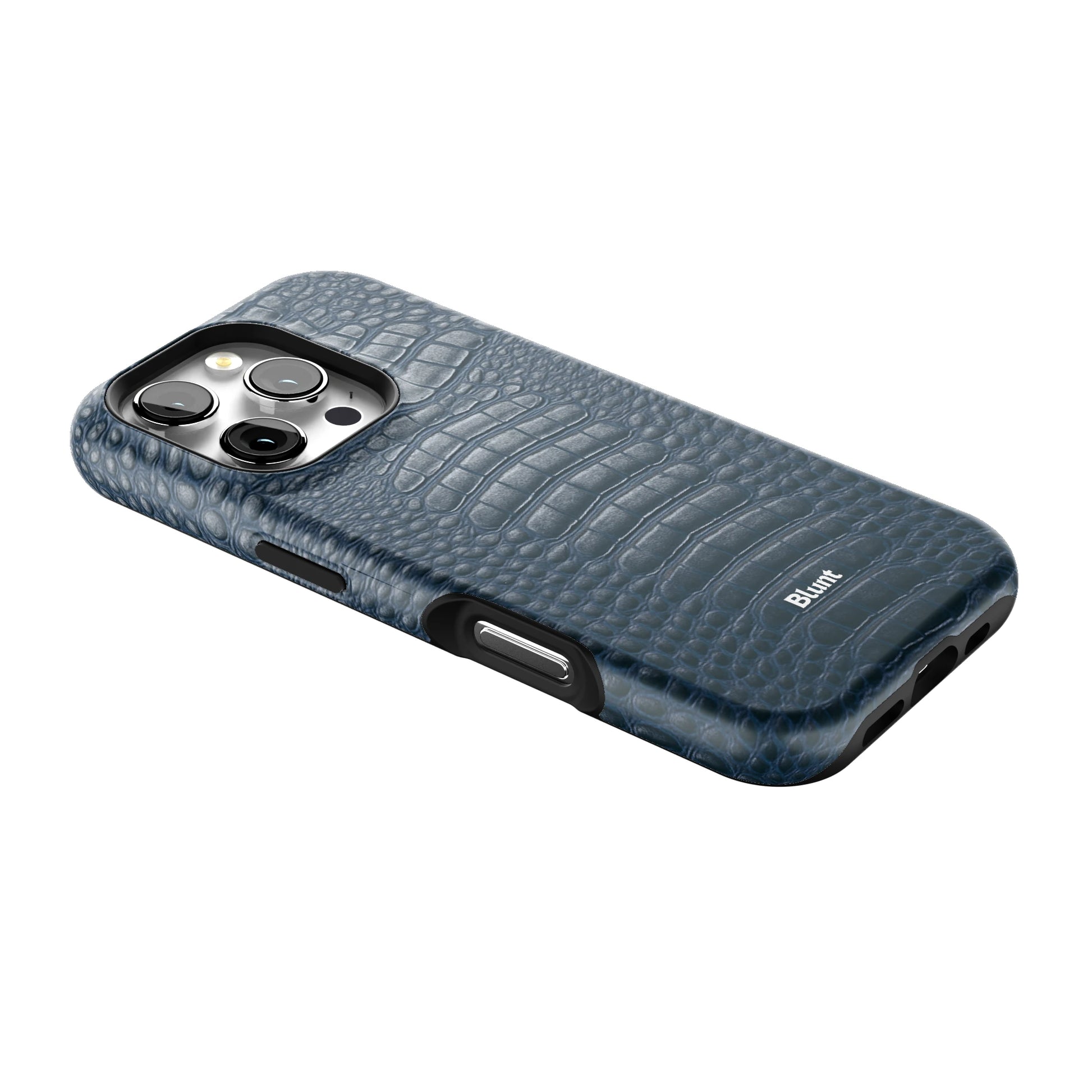 Navy Croc iPhone Case gallery - Iphone_16_Pro_2
