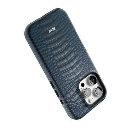 Navy Croc iPhone Case gallery - Iphone_16_Pro_5