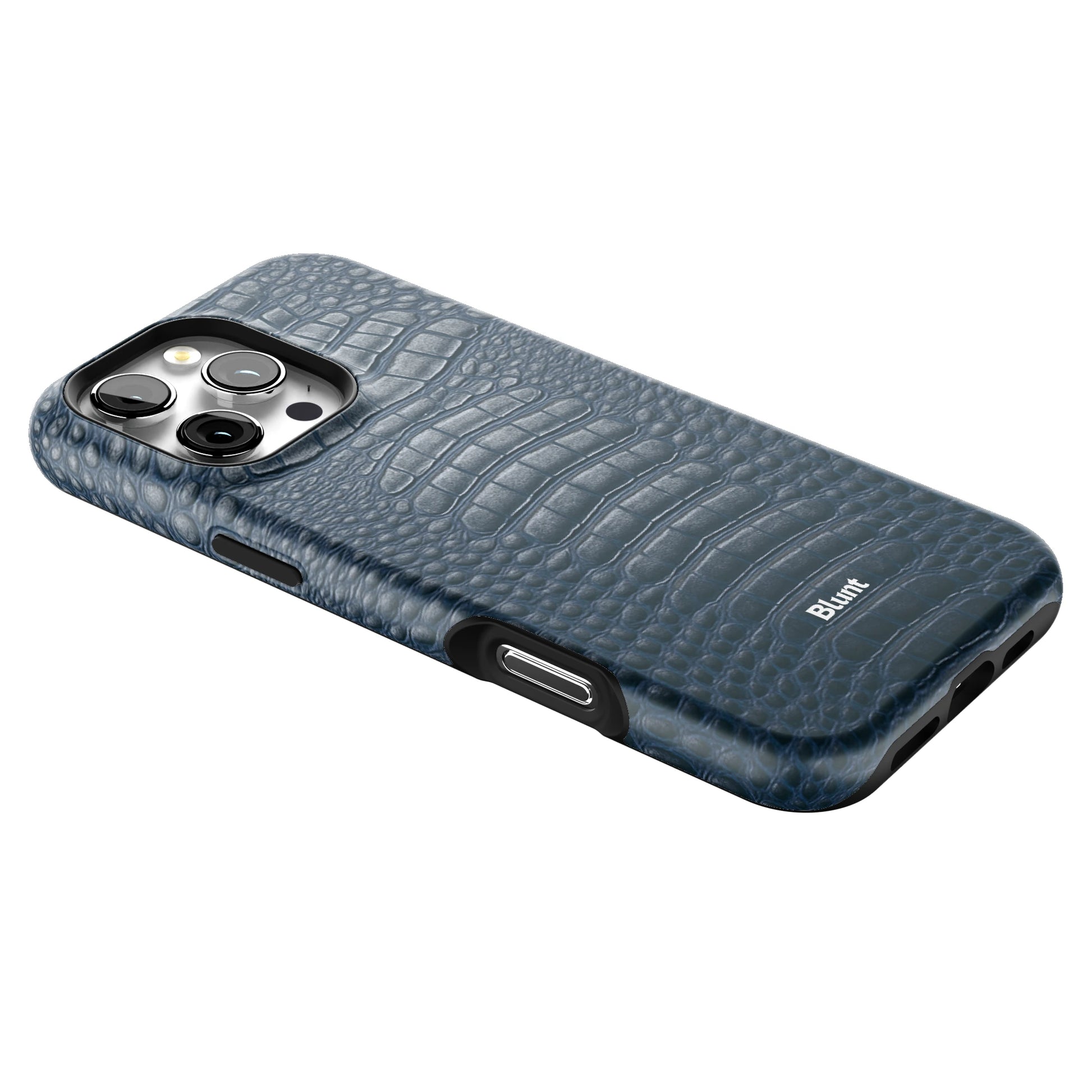 Navy Croc iPhone Case gallery - Iphone_16_Pro_Max_2