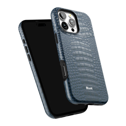 Navy Croc iPhone Case gallery - Iphone_16_Pro_Max_6