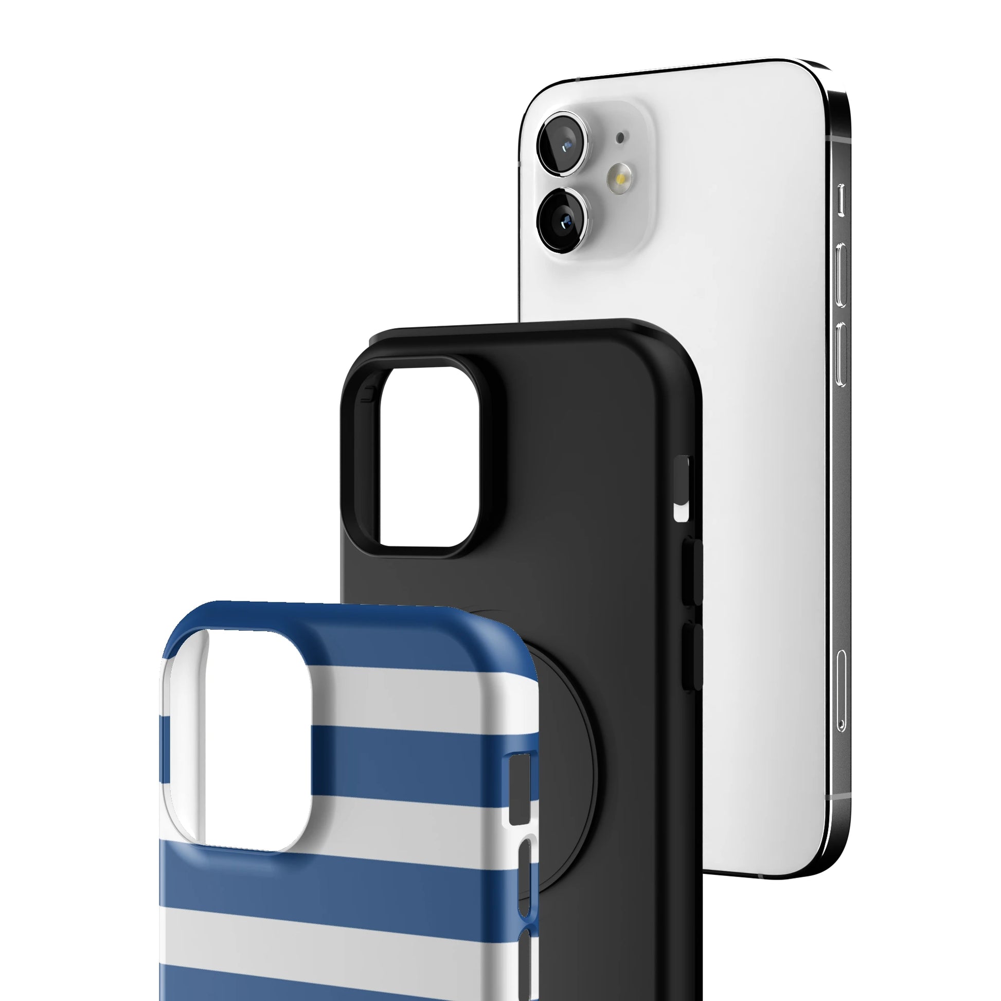 Navy Stripe iPhone Case gallery - Iphone_12_Iphone_3