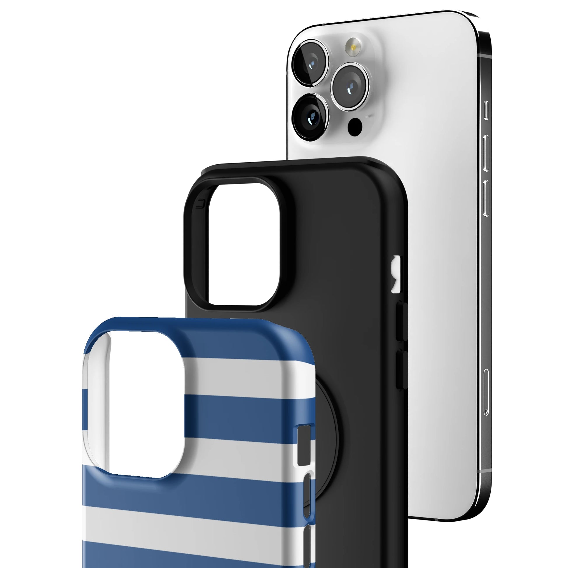 Navy Stripe iPhone Case gallery - Iphone_13_Pro_Max_3
