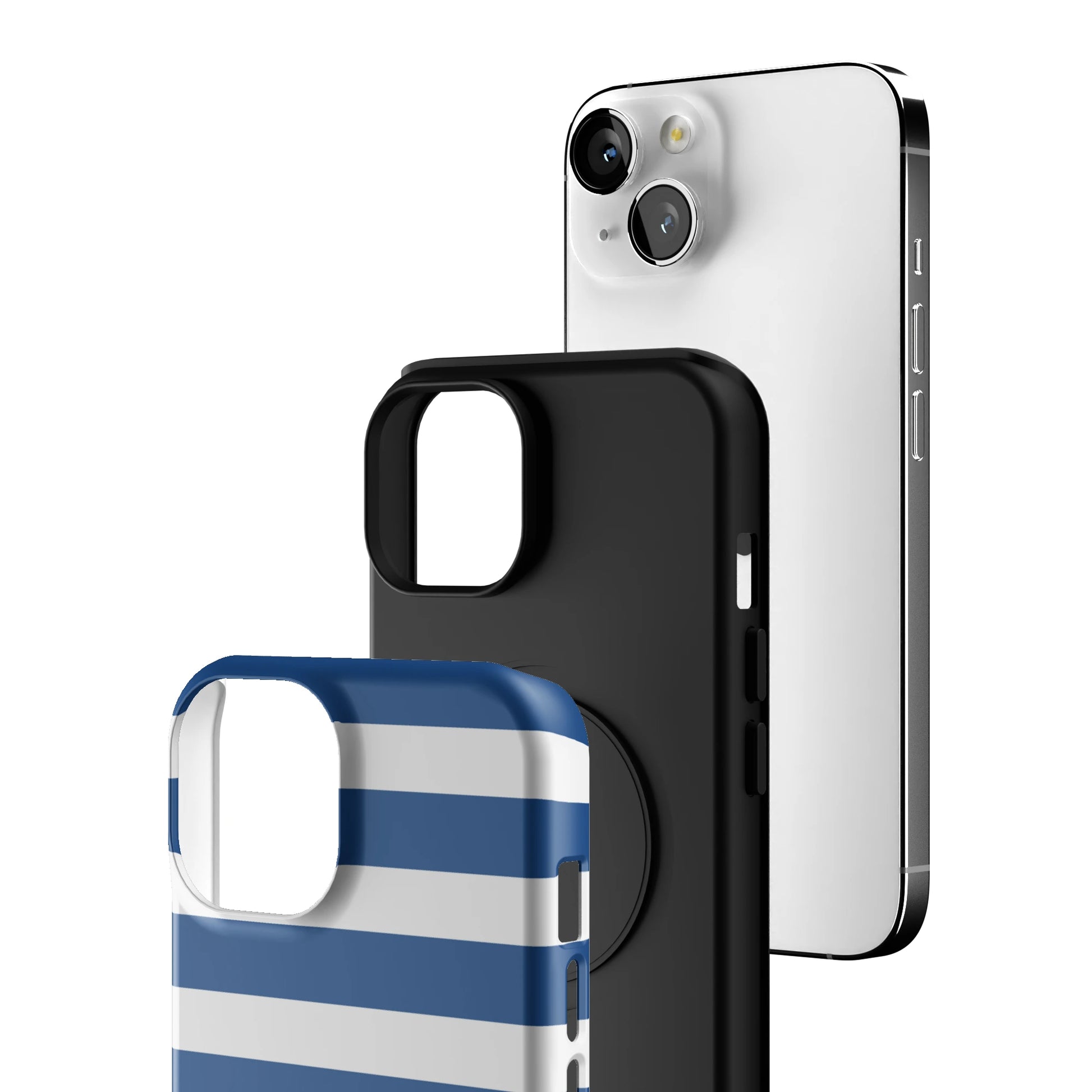 Navy Stripe iPhone Case gallery - Iphone_14_Iphone_3