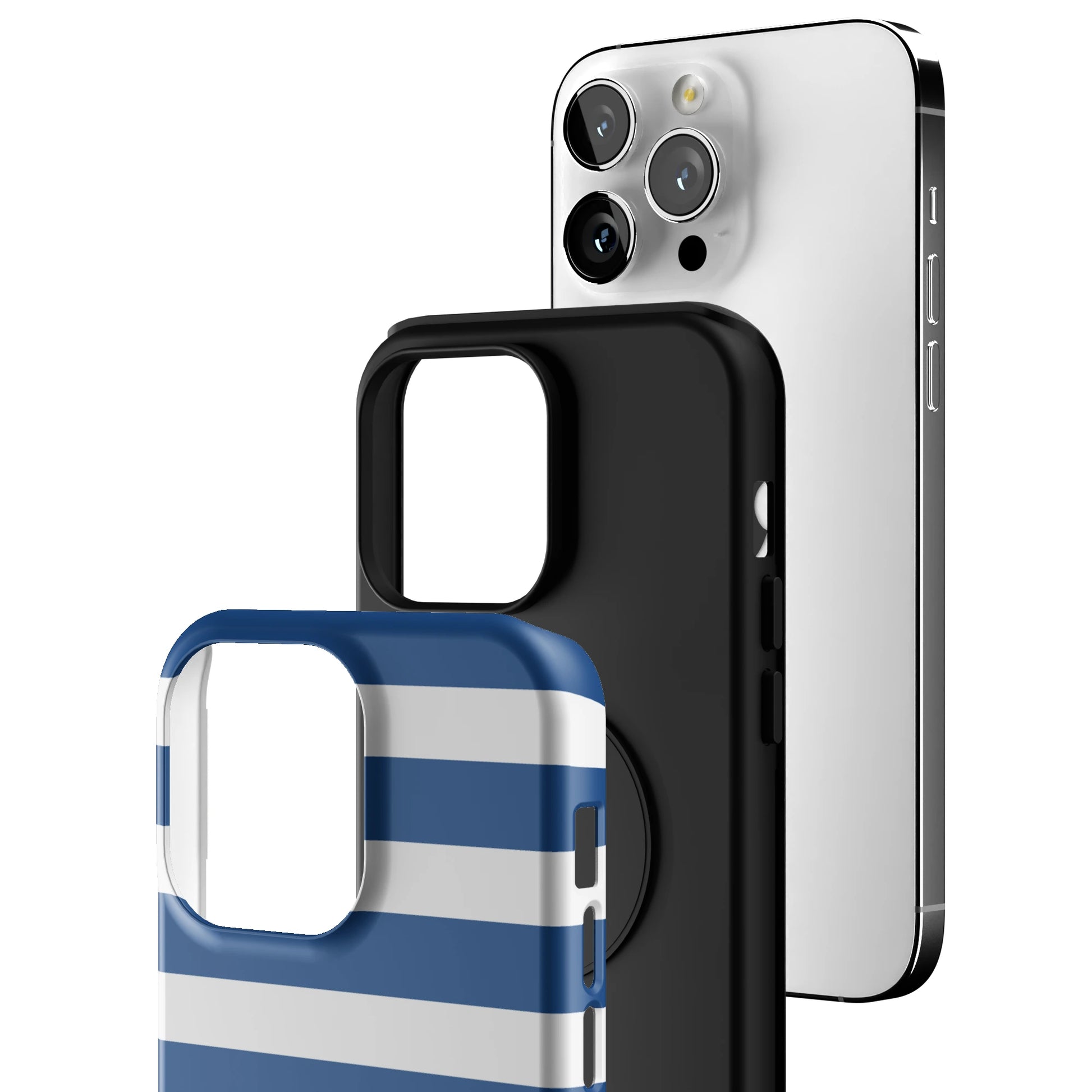 Navy Stripe iPhone Case gallery - Iphone_14_Pro_Max_3
