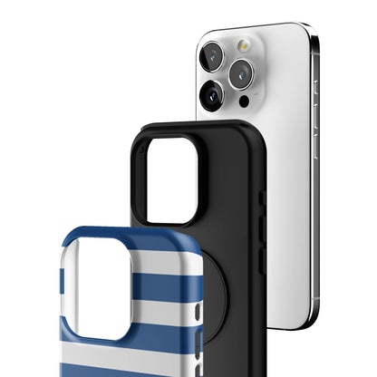 Navy Stripe iPhone Case gallery - Iphone_15_Pro_3