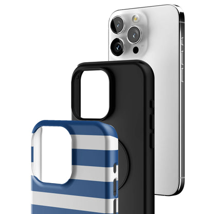 Navy Stripe iPhone Case gallery - Iphone_15_Pro_Max_3