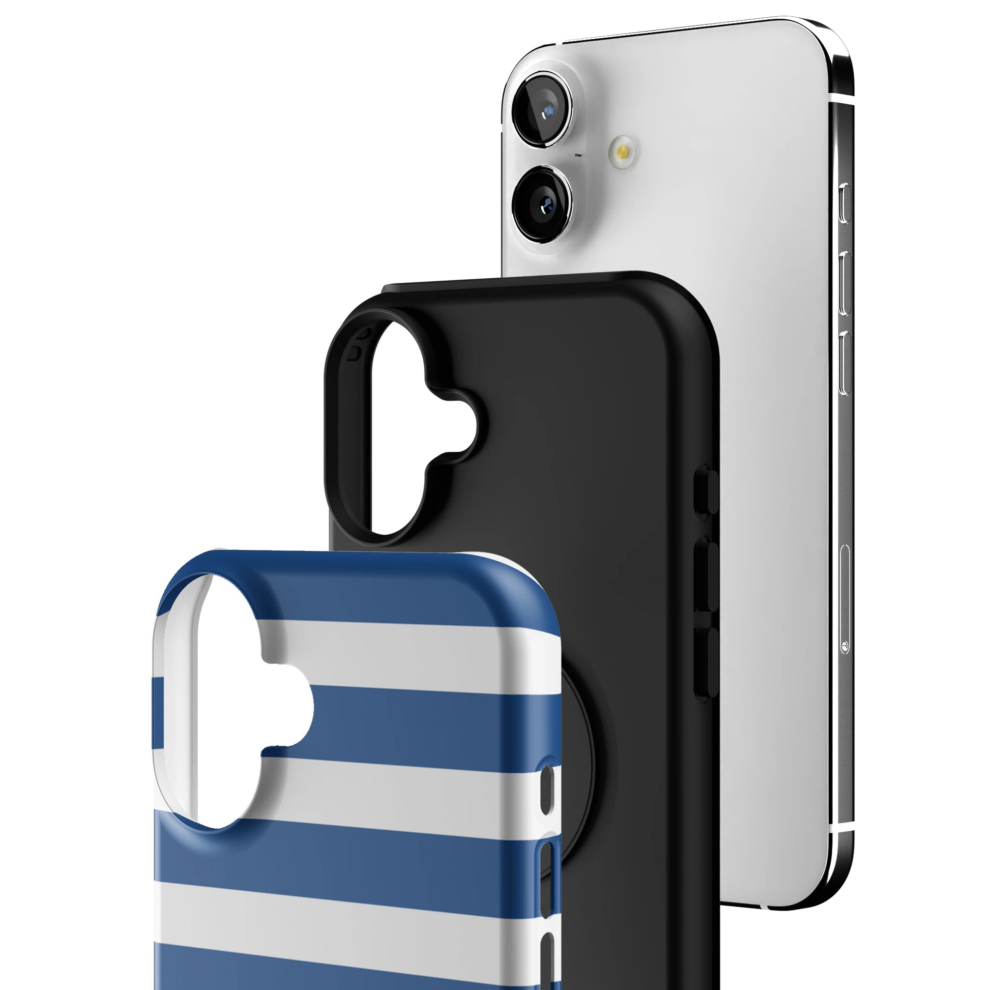 Navy Stripe iPhone Case gallery - Iphone_16_Mini_Air_Plus_3