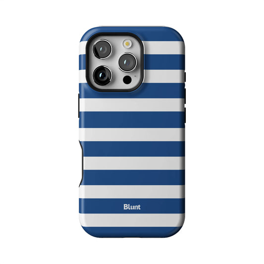 Navy Stripe iPhone Case gallery - Iphone_16_Pro_1